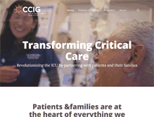 Tablet Screenshot of criticalcareinnovationsgroup.org